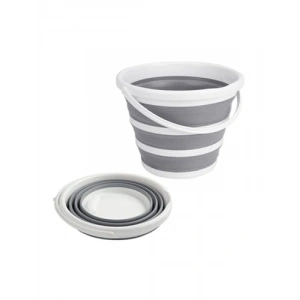 Katlanabilir Pratik Plastik Kova - 12.8 Litrelik Hacim