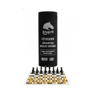 Katlanabilir Rulo Satranç Takımı - Eğitim ve Turnuva İçin Uygun