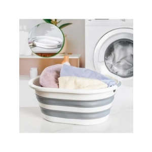Katlanabilir Silikon Çamaşır Sepeti - Akordiyon Tasarım