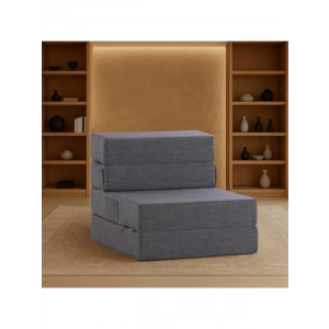 Katlanır Yatak Olabilen Tek Kişilik Koltuk, Gri