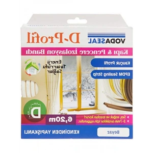 Kauçuk Profil Kapı ve Pencere İzolasyon Bandı, Kendinden Yapışkanlı
