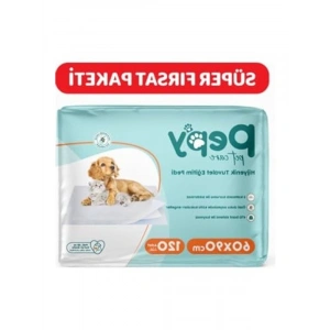 Kaydırmaz Tuvalet Eğitim Pedi 60x90 cm 120 Adet Pratik Kullanım