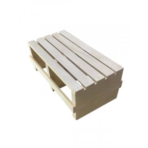 Kaymaz Tabanlı Ahşap Step Tahtası, 18x25x50 cm Boyutunda Ev İçi Kullanım için
