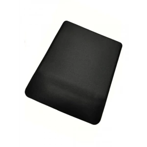 Kaymaz Tabanlı Bilek Destekli Bilgisayar Mouse Pad - Düz Siyah