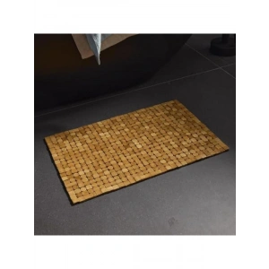 Kaymaz Tabanlı Doğal Bambu Banyo Matı, 50x80 cm