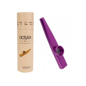Kazoo, Alüminyum Alaşım, Mor Renk ve Taşınabilir Kutuda