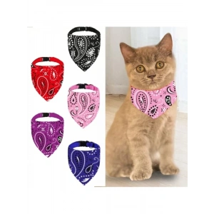 Kedi Boyun Tasması, Pembe, Tokalı, Puantiyeli