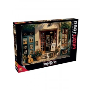 Kedi Galerisi Temalı 1000 Parça Eğlenceli Puzzle