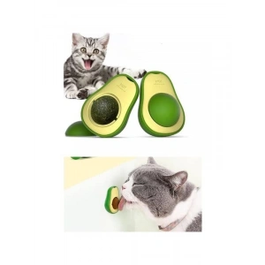 Kedi nanesi ile dolu avokado yalama topu