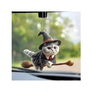 Kedi Temalı Anahtarlık ve Araba Dikiz Aynası Süsü