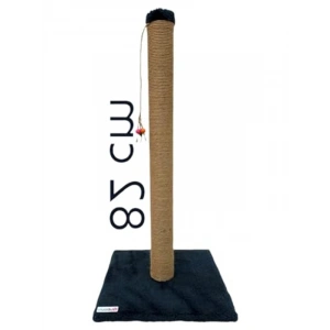 Kedi tırmalama tahtası, 82 cm uzunluk, tek parça ekru renk