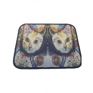 Kedi Tuvalet Önü Elekli Paspas 60 x 45 cm - Beyaz