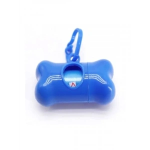 Kemik Şeklinde Dışkı Poşeti Taşıma Çantası, 1 Adet + 15 Poşet