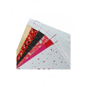 Kendinden Bantlı Metalize Hediye Poşeti - 30x35 cm, 100 Adet