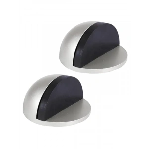 Kendinden Yapışkanlı Kapı Stoperi - 2 Adet Gri Tampon