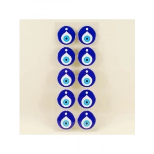 Kendinden Yapışkanlı Nazar Boncuğu Sticker - 10 Adet 2.8 cm X 2.9 cm