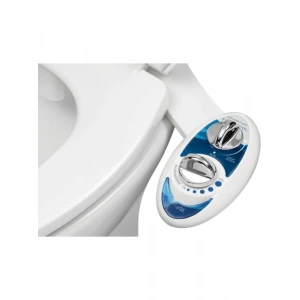 Kendini Temizleyen Mekanik Tuvalet Bidesi - Mavi/Beyaz