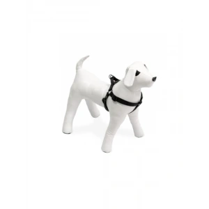 Kilitli Göğüs Tasma, XS Boy, 20-35 cm, Siyah