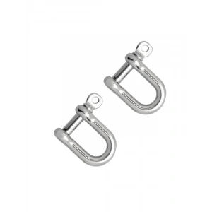 Kilitli Karabina ve Zincir Kilidi, 6 mm, 2 Adet