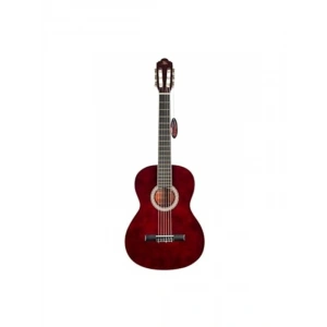 Kırmızı Klasik Gitar, Transparan Renk, Şık Tasarım