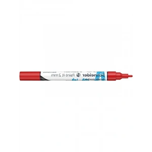 Kırmızı Renkli 2mm Kalın Akrilik Marker Kalem