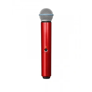 Kırmızı Renkli Kablosuz Mikrofon Kulp