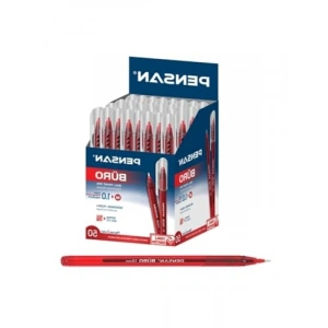 Kırmızı Tükenmez Kalem - 1 mm, 50li Kutu