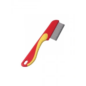 Kısa Metal Dişli Bit Tarağı - Sert Plastik Tutma Saplı