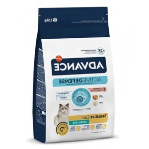 Kısırlaştırılmış Kediler İçin Somon Aromalı Mama, 1.5 Kg