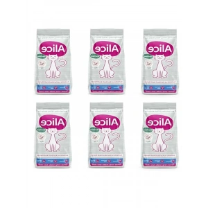 Kısırlaştırılmış Kediler için Somonlu Karidesli Mama 6x1 kg