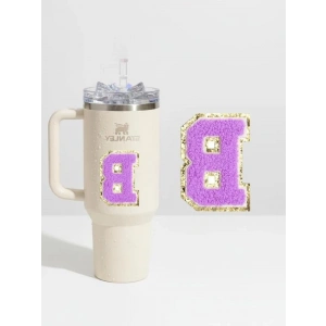 Kişiselleştirilmiş Harf Sticker Aksesuar - Tekstil Kaplama