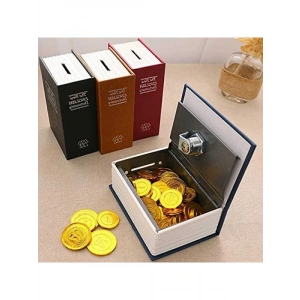 Kitap Şeklinde Kilitli Kasa - Küçük Boy (114 x 80 x 45 mm)