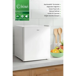 Kiwi KRF-2545 Mini Buzdolabı 45 lt Enerji Sınıfı E Ayarlanabilir Termostat ve Düşük Gürültü Seviyesi