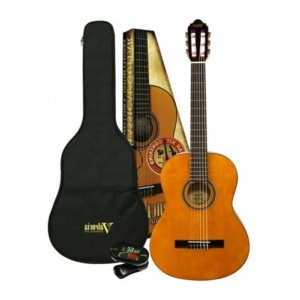 Klasik Gitar, Orta Boy, Ahşap, Doğal Renk, 4 Adet Tel