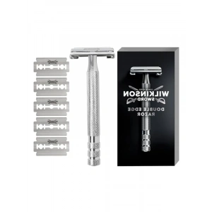 Klasik Metal Tıraş Makinesi - 5 Çift Bıçak Dahil