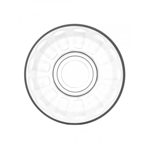 Klasik Tasarımlı 6lı Şeffaf Çay Tabağı Seti