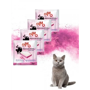 Koku giderici bebek pudralı kedi kumu, 4lü set halinde sunuluyor