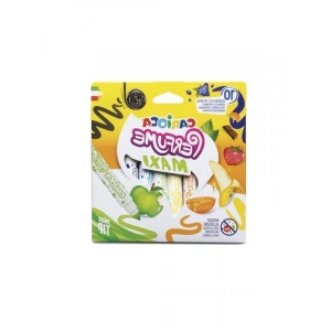 Kokulu Jumbo Keçeli Boya Kalemi 10Lu - Canlı Renkler