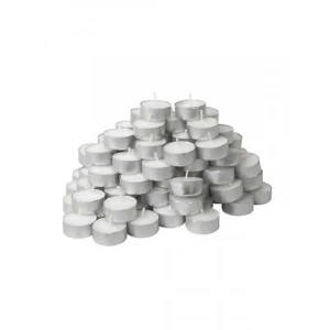 Kokusuz 100 Adet Tealight Mum (Ev Tatil Parti Dekoru)