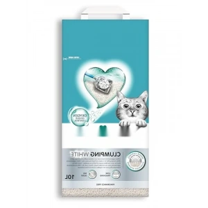 Kokusuz Beyaz Topaklanan Kedi Kumu 10L