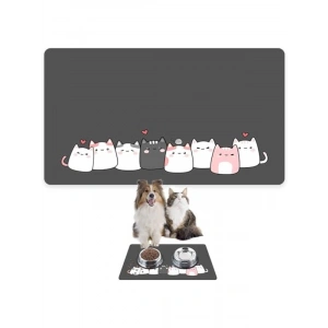 Kolay Temizlenen Evcil Hayvan Beslenme Matı, Emici Kumaş