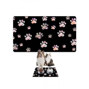 Kolay Temizlenen Su Geçirmez Evcil Hayvan Beslenme Matı - 40x60 cm