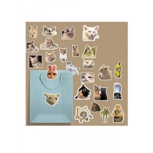 Komik Kedi Temalı Sticker Paketi, Bullet Journal için