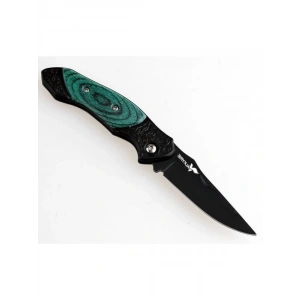 Kompakt ve Dayanıklı Tasarıma Sahip 15.8 cm Katlanır Çelik Bıçak, Yeşil Renk