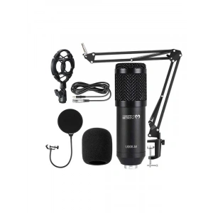 Kondanser Mikrofon, Ses Kaydı ve Yayın için Uygun, (+48V Phantom Power)
