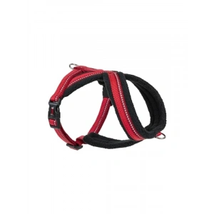 Konforlu Polar Astarlı Göğüs Tasması, XL Boy, Kırmızı