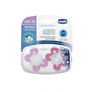 Konforlu Silikon Emzik Seti (16-36 Ay, 2li), Pembe