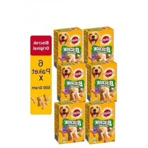 Köpek Ödül Bisküvisi 500 Gr, 6 Paket Lezzetli İkram
