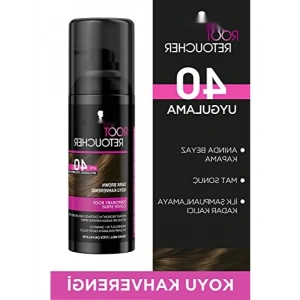 Koyu Kahverengi 120 ml Beyaz Kapatıcı Sprey