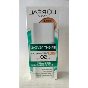 Koyu Leke Karşıtı Renkli Yüz Güneş Kremi, SPF 50 ml ile